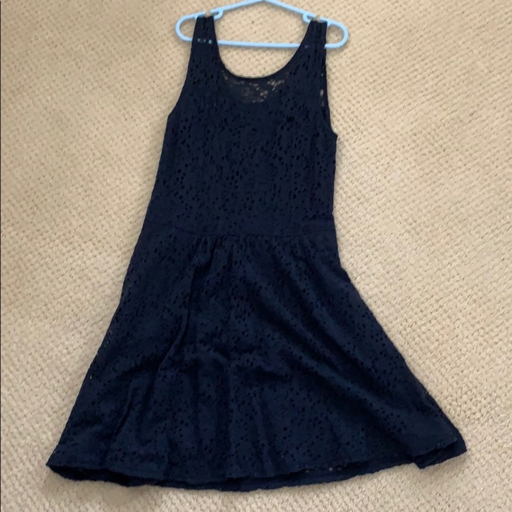 Girls Fit and Flare Lace Dress